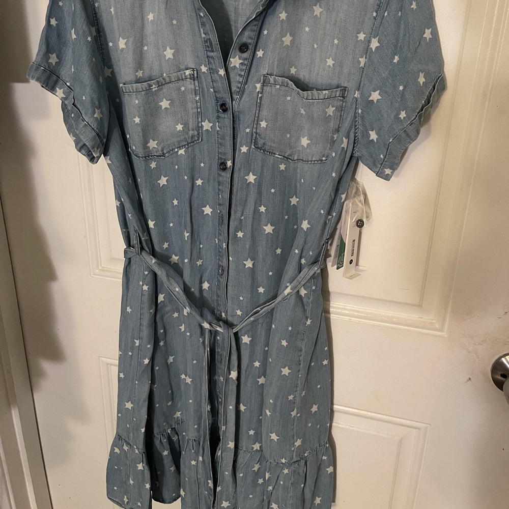 Denim Star Dress